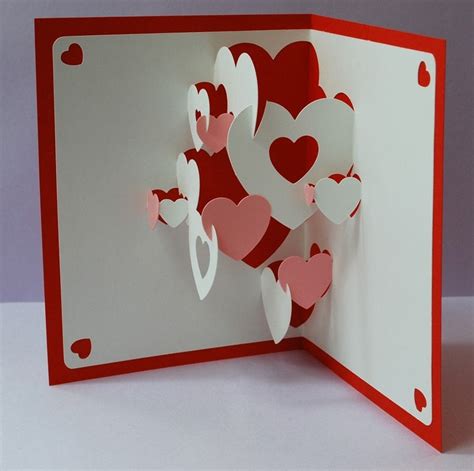 Pop Out Heart Card Template - Professional Template Ideas